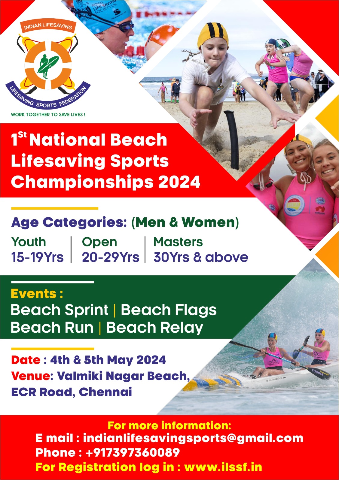 1st National Beach Lifesaving Sports Championship 2024